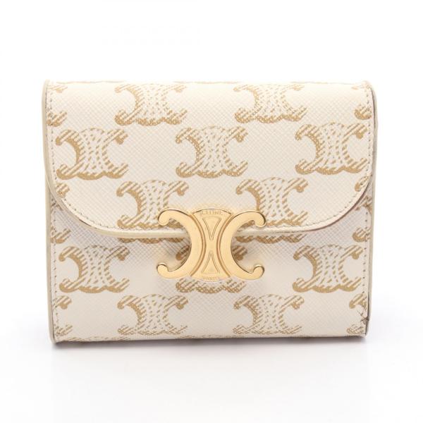 あ*ん様 ●CELINE スモールフラップウォレット トリオンフ／トリオンフキャ CELINE（セリーヌ） トリオンフ スモールフラップウォレット ブランド