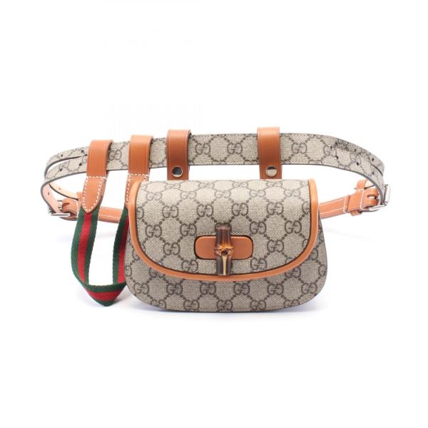 GUCCI（グッチ） バンブー 1947 ミニ ベルトバッグ ブランドオフ GUCCI 