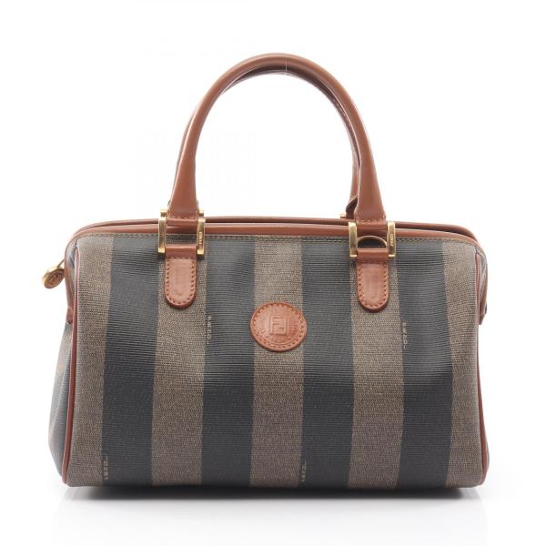 フェンディ FENDI ペカン ハンドバッグ バッグ PVCコーティング  