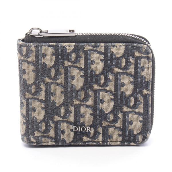 ディオール オブリーク ブランドオフ Dior キャンバス 二つ折り財布