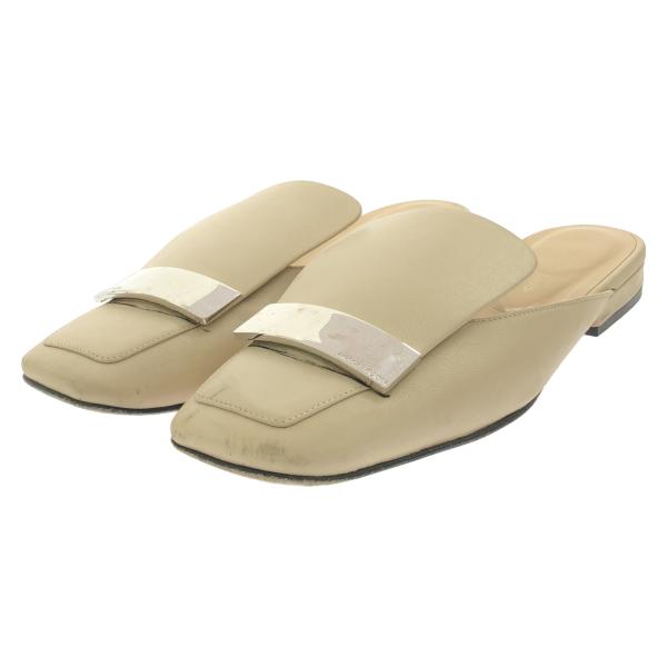 sergio rossi　セルジオロッシ　sr1　ミュール　サンダル　レザー Sergio rossi（セルジオロッシ） Sr1 フラット ミュール サンダル