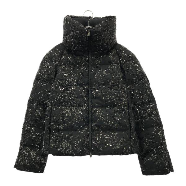 【最終価格】HERNO☆ヘルノ　ダウン　ブラック HERNO（ヘルノ） ダウンジャケット ブラック スパンコール PI001979D