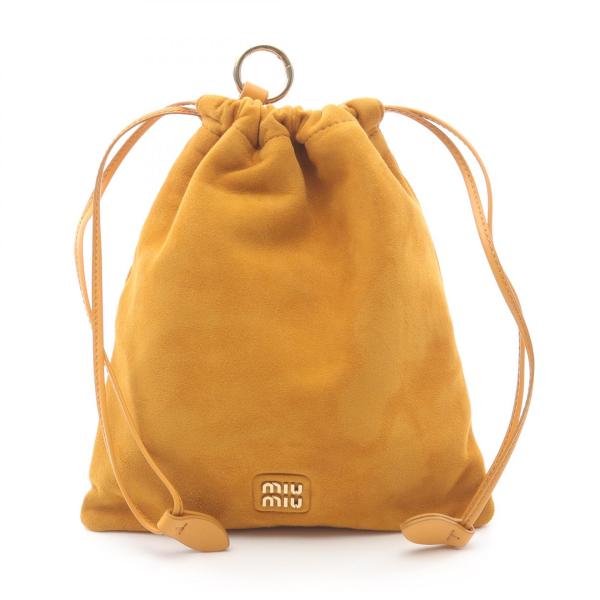 ミュウ CAMOSCIO ブランドオフ Miu スウェード ポーチ スエード 中古