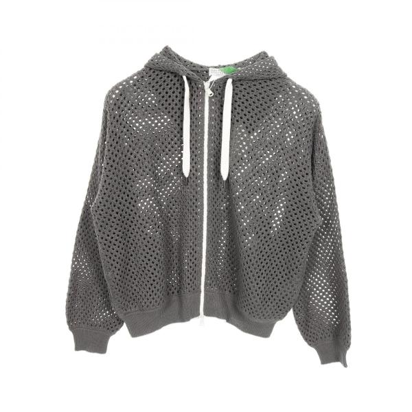 Brunello Cucinelli ブルネロクチネリ パーカー Dazzling Net cotton zip hoodie ブルネロクチネリ Dazzling Net cotton zip hoodie ブランドオフ