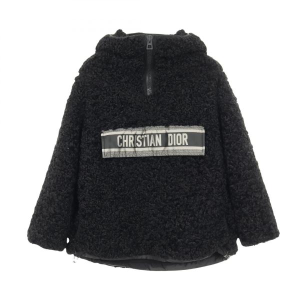 ディオール Dior アノラック ボアフリース フーディ マウンテンパーカー 衣料品 アウター ポリエステル レディース ブラック系 157C28A1502 【中古】 ディオール アノラック ボアフリース フーディ ブランドオフ Dior