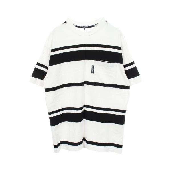 h*a様 値下げ❗️希少アーカイブコムデギャルソンオム ボーダーTシャツ S濃紺 コムデギャルソンオム ボーダー ブランドオフ COMME des GARCONS HOMME