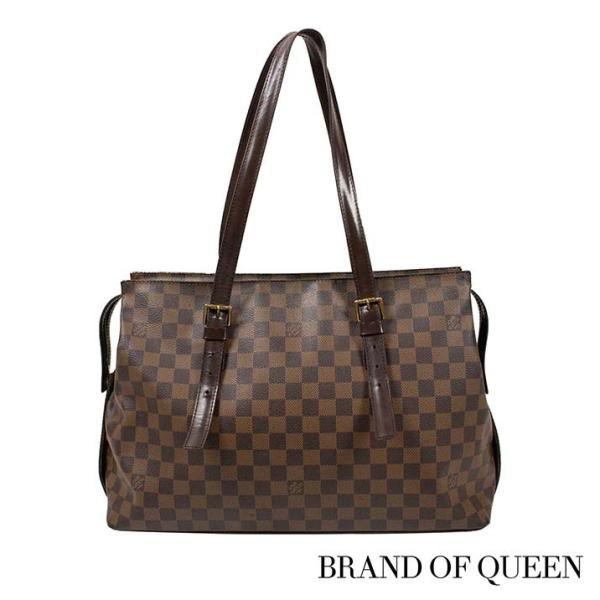 ルイヴィトン 売れ筋 ファッション雑貨ブランドクイーン ショルダーバッグ 売れ筋 ダミエ 破格本物 ショルダーバッグ Vuitton Louis 送料無料 中古 ダミエ チェルシー ポイント２倍