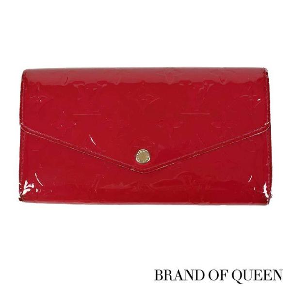 ルイヴィトン 長財布 LOUIS VUITTON 破格本物 ヴェルニ ポルトフォイユ
