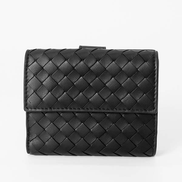 BOTTEGA VENETA ボッテガヴェネタ 二つ折り財布 ラムレザー イントレ 