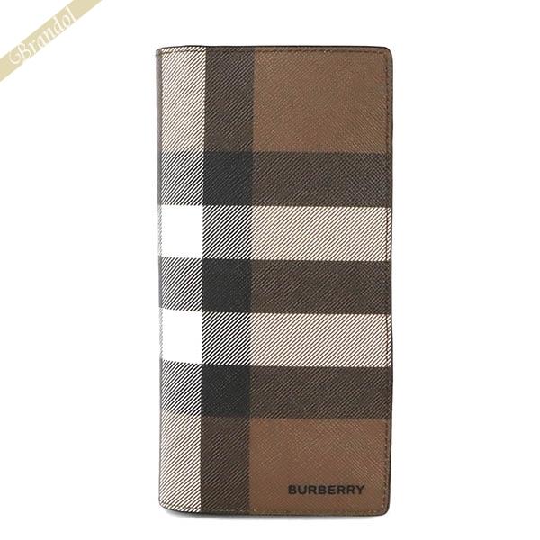 ポイント最大17 バーバリー Burberry メンズ 長財布 ヴィンテージチェック ブラウン系 Bu Brandol Style 通販 Yahoo ショッピング
