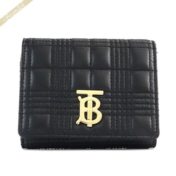 バーバリー BURBERRY 三つ折り財布 レディース TBロゴ キルティング 