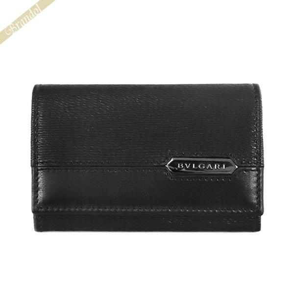 BVLGARI（ブルガリ） 小銭入れ メンズ レザー コインケース ブラック