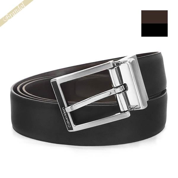 カルバンクライン Calvin Klein ベルト メンズ 交換用バックル付 リバーシブル ブラック ダークブラウン 11ck0008 Ck 11ck0008 Brandol Style 通販 Yahoo ショッピング