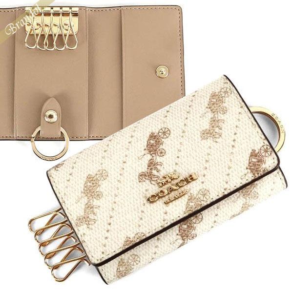 倍倍ストア対象 コーチ Coach キーケース レディース ホース アンド キャリッジ プリント 馬車柄 ホワイト系 C4472 Imm6h Co C4472 Imm6h Brandol Style 通販 Yahoo ショッピング