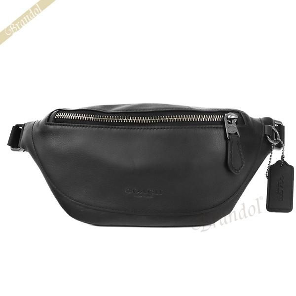 限定数のみ！ COACH コーチ メンズ ボディーバッグ シンプル ブラック