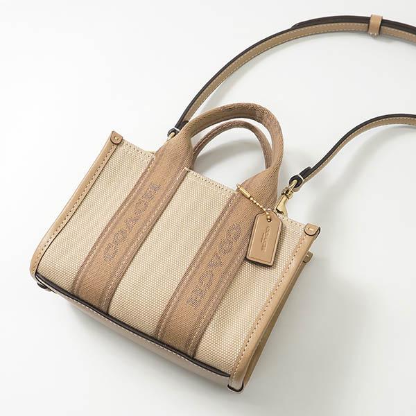 COACH コーチショルダートートバッグベージュ