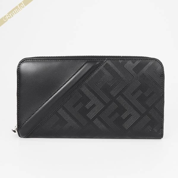 FENDI フェンディ 財布 ラウンドファスナー 長財布 メンズ FENDI フェンディ 財布 ラウンドファスナー 長財布 メンズ