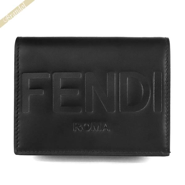 FENDI 《P6倍_18日23:59迄》フェンディ 二つ折り財布 メンズ 