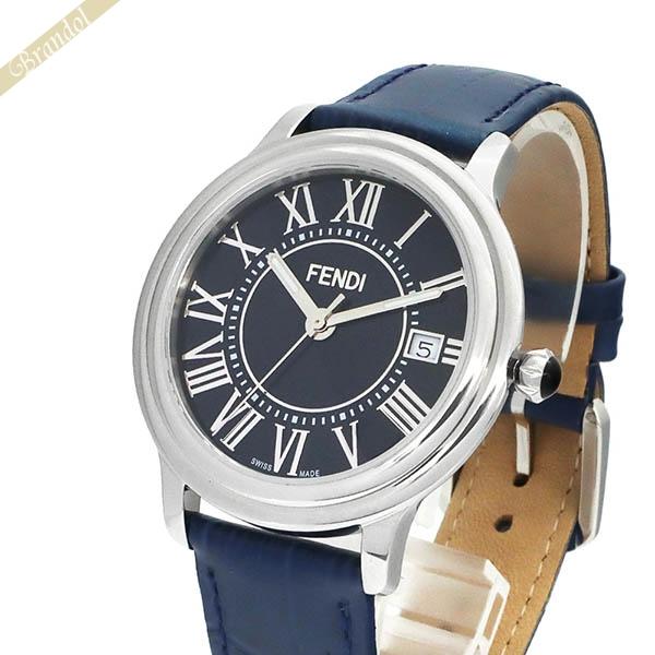 最大600円クーポン フェンディ Fendi メンズ腕時計 クラシコ ラウンド 38mm ネイビー F Fe F Brandol Style 通販 Yahoo ショッピング