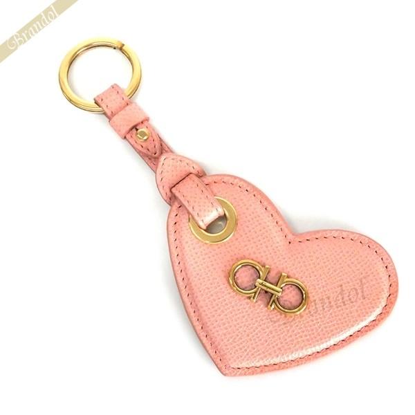 最大1000円クーポン フェラガモ Ferragamo レディース キーリング レザー ハート キーホルダー ライトピンク 22 D865 Fr 22 D865 Brandol Style 通販 Yahoo ショッピング