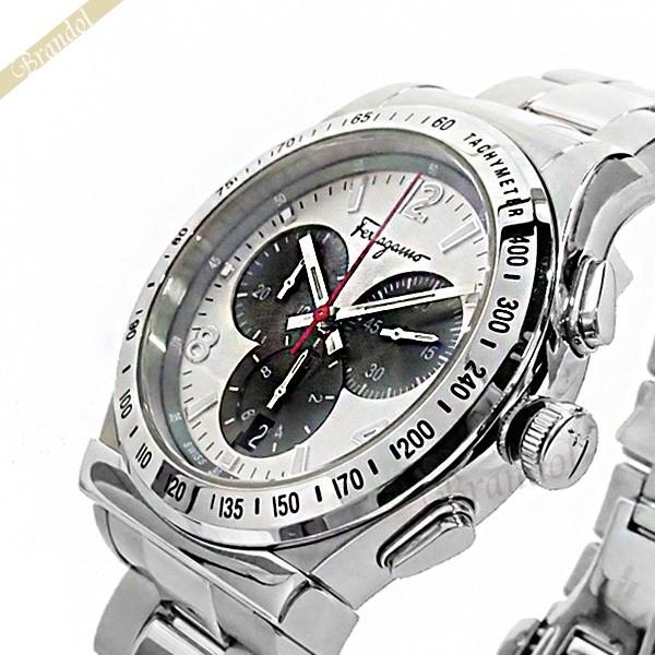 フェラガモ Ferragamo メンズ腕時計 クロノグラフ 42mm シルバー ガンメタ Sfdk Fr Sfdk Brandol Style 通販 Yahoo ショッピング