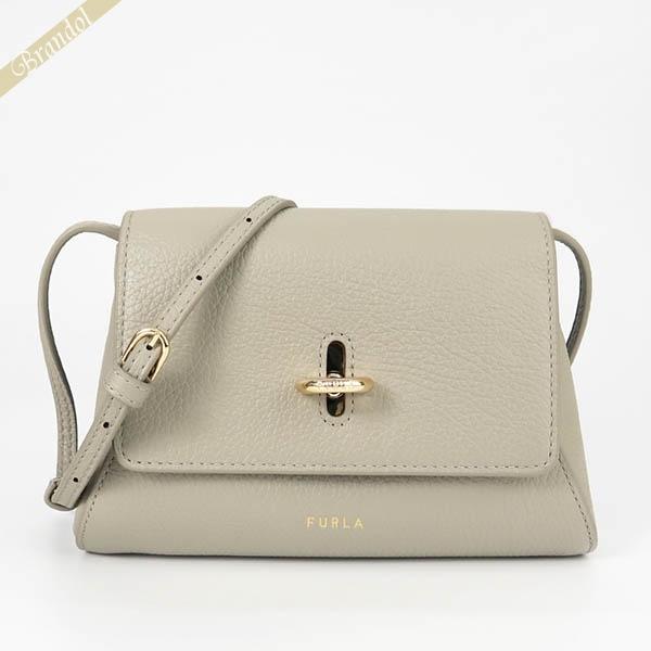 FURLA 2wayショルダーバッグ　ポシェット　グレージュ FURLA 2wayショルダーバッグポシェットグレージュ
