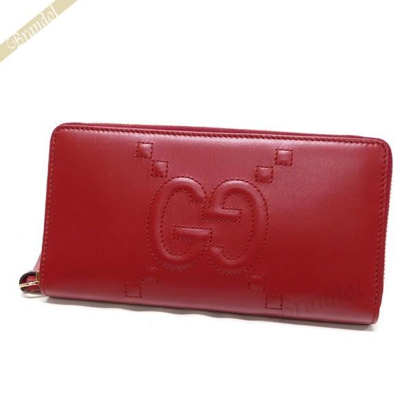 安い大人気 グッチ Gucci 財布 レディース ラウンドファスナー長財布 エンボスド Gg レザー レッド Dtdag 6433 在庫品 Gu Dtdag 6433 Brandol Style 返品交換可能 Technoart Org