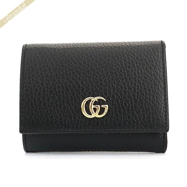 GUCCI グッチ 財布 レディース 三つ折り財布 プチ マーモント GUCCI グッチ 財布 レディース 三つ折り財布 プチ マーモント