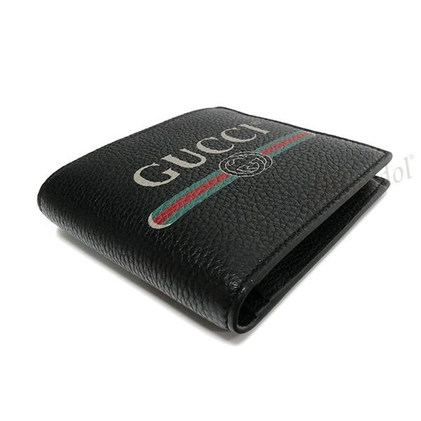 グッチ Gucci メンズ 二つ折り財布 ヴィンテージロゴ レザー ブラック 0gcat 8163 Supersport Tn