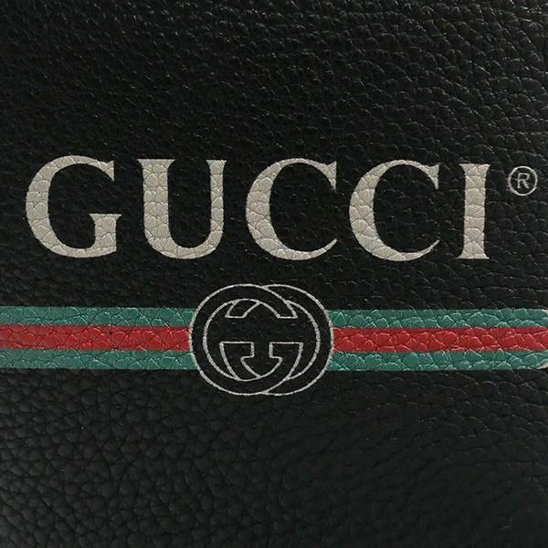 グッチ Gucci メンズ 二つ折り財布 ヴィンテージロゴ レザー ブラック 0gcat 8163 Supersport Tn