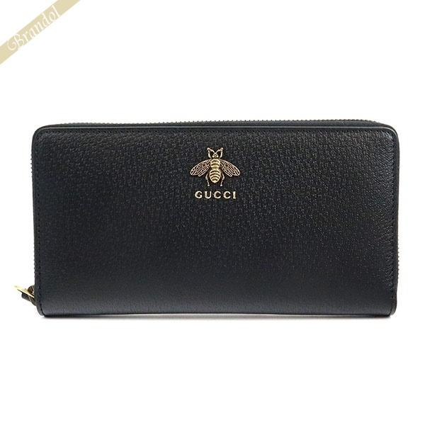 GUCCI グッチ 財布 長財布 アニマリエ レザー ジップアラウンド  