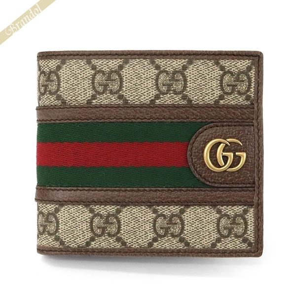 GUCCI（グッチ） 二つ折り財布 メンズ オフィディア GGコイン