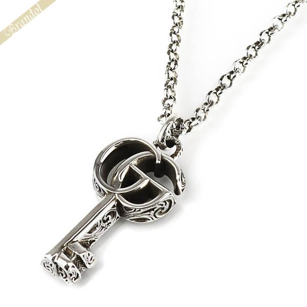 GUCCI グッチ ネックレス メンズ レディース ダブルG キー ペンダント  