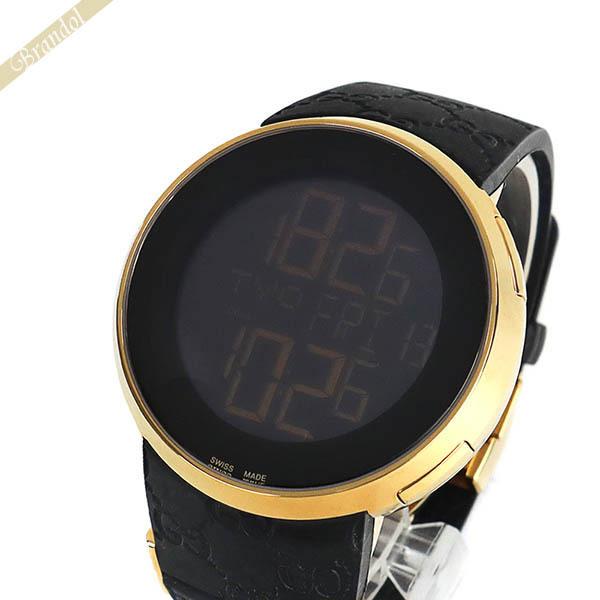 グッチ GUCCI 腕時計 メンズ I-GUCCI アイグッチ 44mm ブラック 