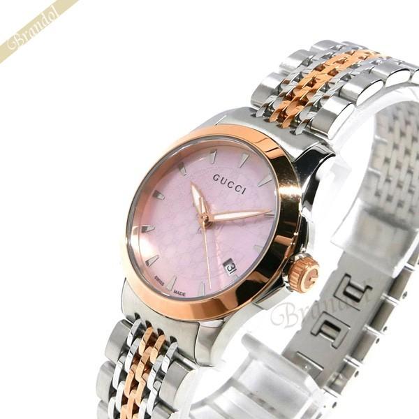 GUCCI グッチ 腕時計 レディース Gタイムレス 27mm ピンクシェル  