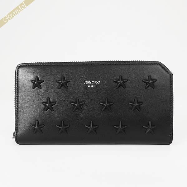 ジミーチュウ JIMMY CHOO 財布 ラウンドファスナー 長財布 スター 