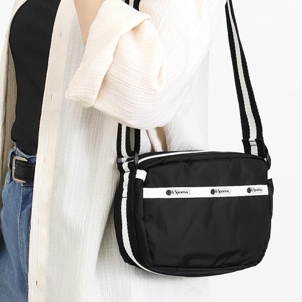 レスポートサック ショルダーバッグ 1011 E849 クロスボディバッグ カメラバッグ ポシェット ナイロン ブラック LeSportsac LeSportsac（レスポートサック） ショルダーバッグ レディース CAMERA