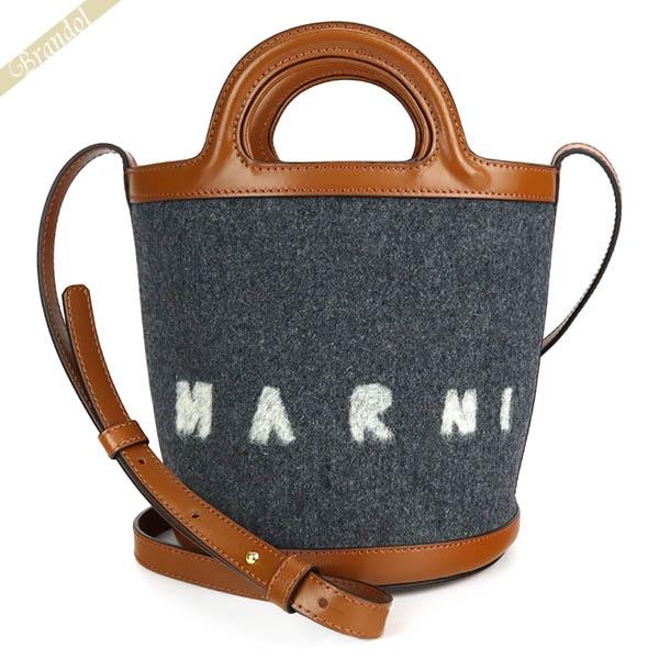 MARNI マルニ ショルダーバッグ ロゴ 2way ミニ バケットバッグ MARNI マルニ ショルダーバッグ ロゴ 2way ミニ バケットバッグ