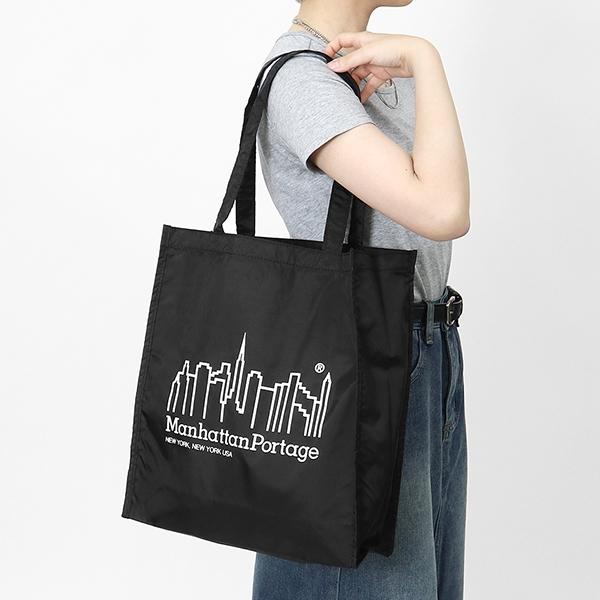 マンハッタンポーテージ Manhattan Portage トートバッグ ロゴ ナイロン トート ブラック 051 Black Mp 051 Black Brandol Style 通販 Yahoo ショッピング