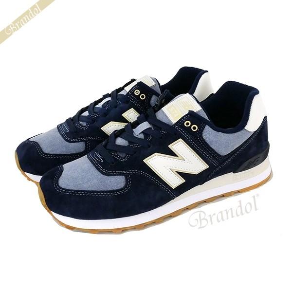 ニューバランス New Balance メンズ スニーカー 574 ネイビー Ml574snj