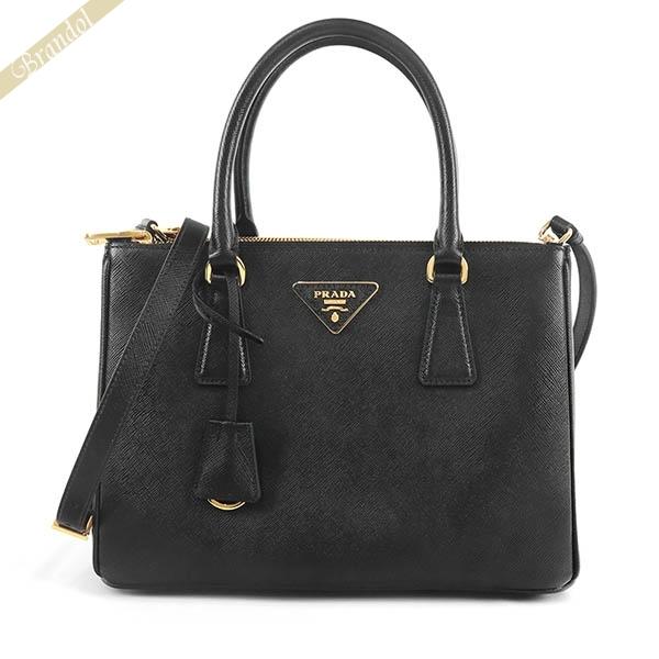 《最大17%還元》プラダ PRADA ハンドバッグ ショルダーバッグ レディース レザー 2way トートバッグ ブラック 1BA863 NZV  F0002