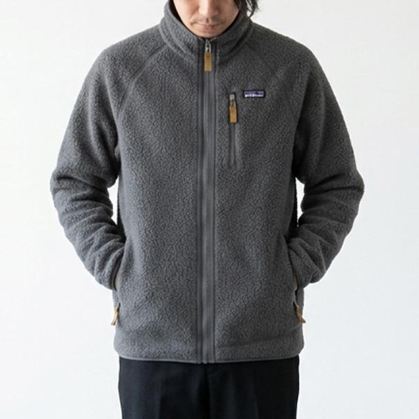 アウトドア patagonia フリースジャケット グレー