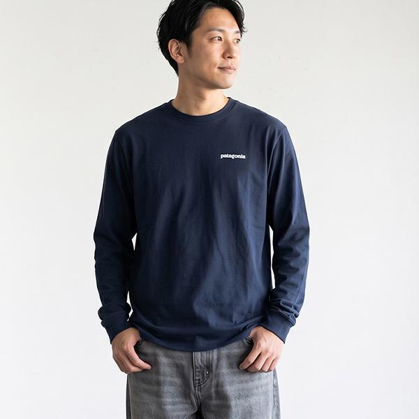 patagonia（パタゴニア） 長袖 Tシャツ メンズ ロングスリーブ P-6ロゴ 