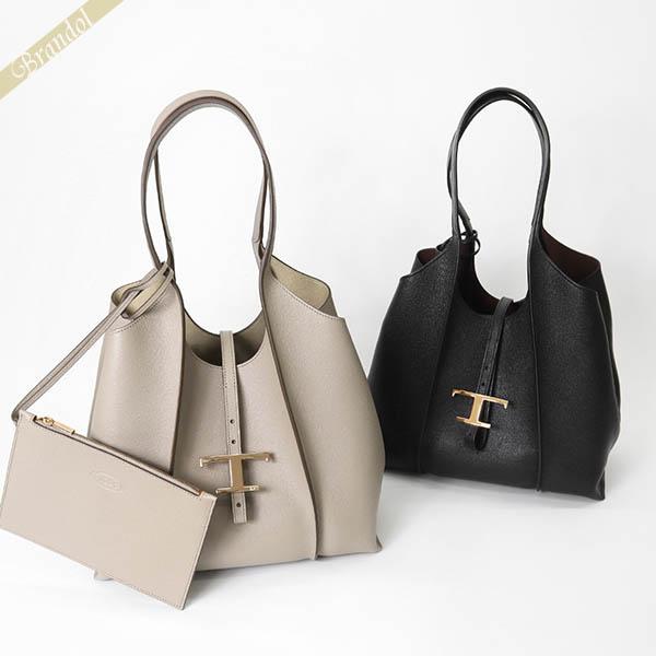 TOD'S トッズ トートバッグ レディース T タイムレス レザー TOD'S トッズ トートバッグ レディース T タイムレス レザー