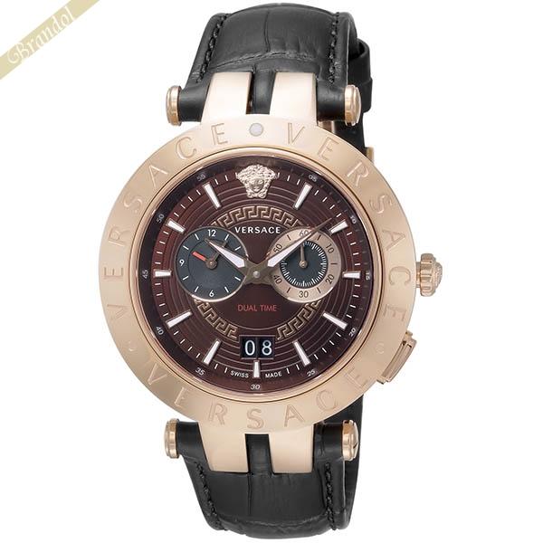 VERSACE ヴェルサーチ 腕時計 メンズ V-RACE DUALTIME 46mm VERSACE ヴェルサーチ 腕時計 メンズ V-RACE DUALTIME 46mm
