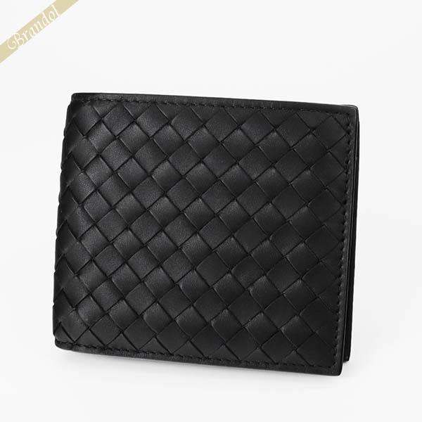 ボッテガヴェネタ 二つ折り財布 BOTTEGA VENETA メンズ イントレ