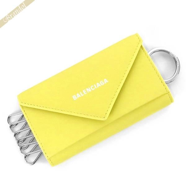 Balenciaga バレンシアガ 労せ Papier ペーパー キーケース イエロー 