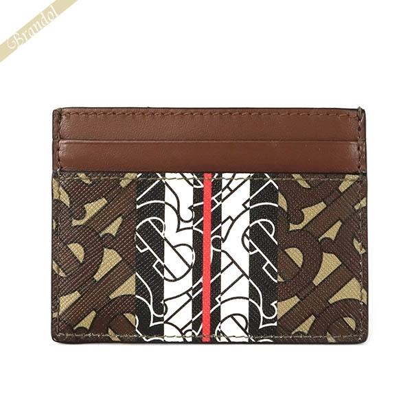 BURBERRY ブラウン　カードケース BURBERRY（バーバリー） カードケース BURBERRY TBモノグラム ブラウン