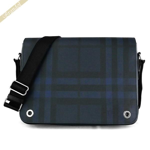 バーバリー Burberry メンズ ショルダーバッグ ロンドンチェック ネイビー Bu Brandol 通販 Yahoo ショッピング