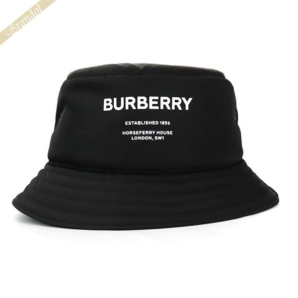 BURBERRY バーバリー バケットハット ブラック Ⅼサイズ-